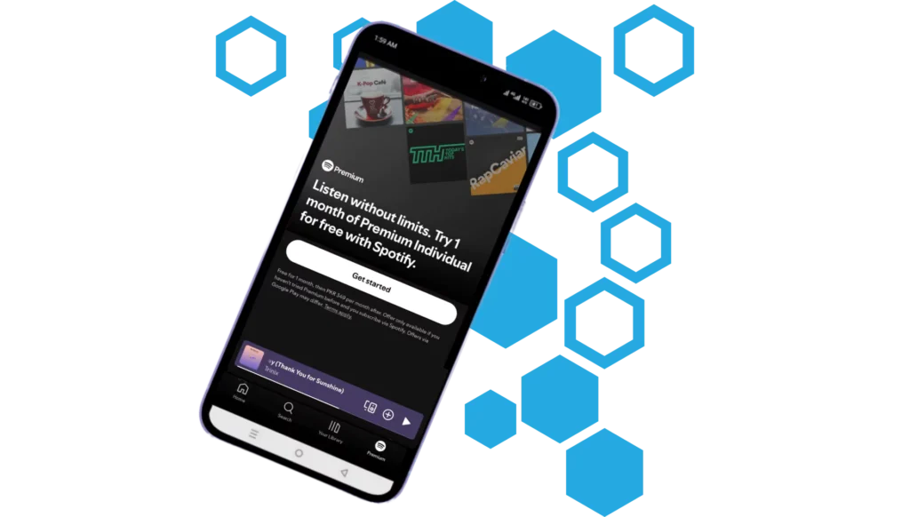 Spotify Upgrade Button